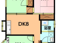アパートマンション 1階 間取り図