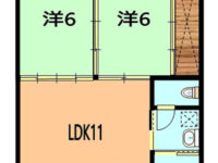 アパートマンション 1階 間取り図