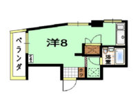 アパートマンション 2階 間取り図