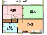 アパートマンション 2階 間取り図