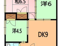 【パレット浦西 201】3DKバス・トイレ別★駐車場２台付き★ 2階 間取り図