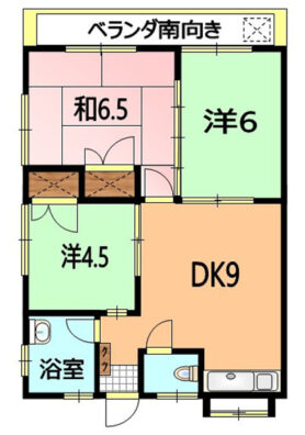 パレット浦西 間取り図