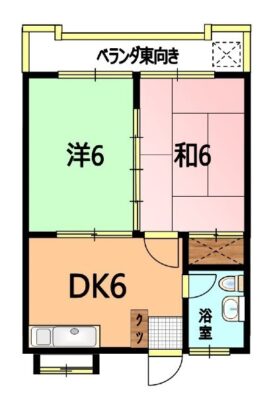 コーポ日の出 間取り図