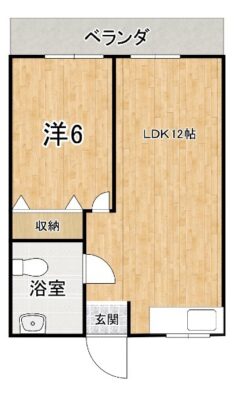 Ｎｏ．７８　比嘉アパート 間取り図