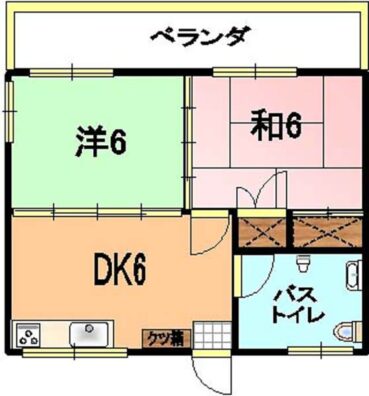 やよい荘 間取り図
